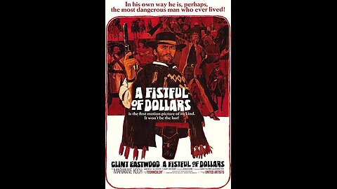 A Fistful of Dollars 1964 starring Clint Eastwood