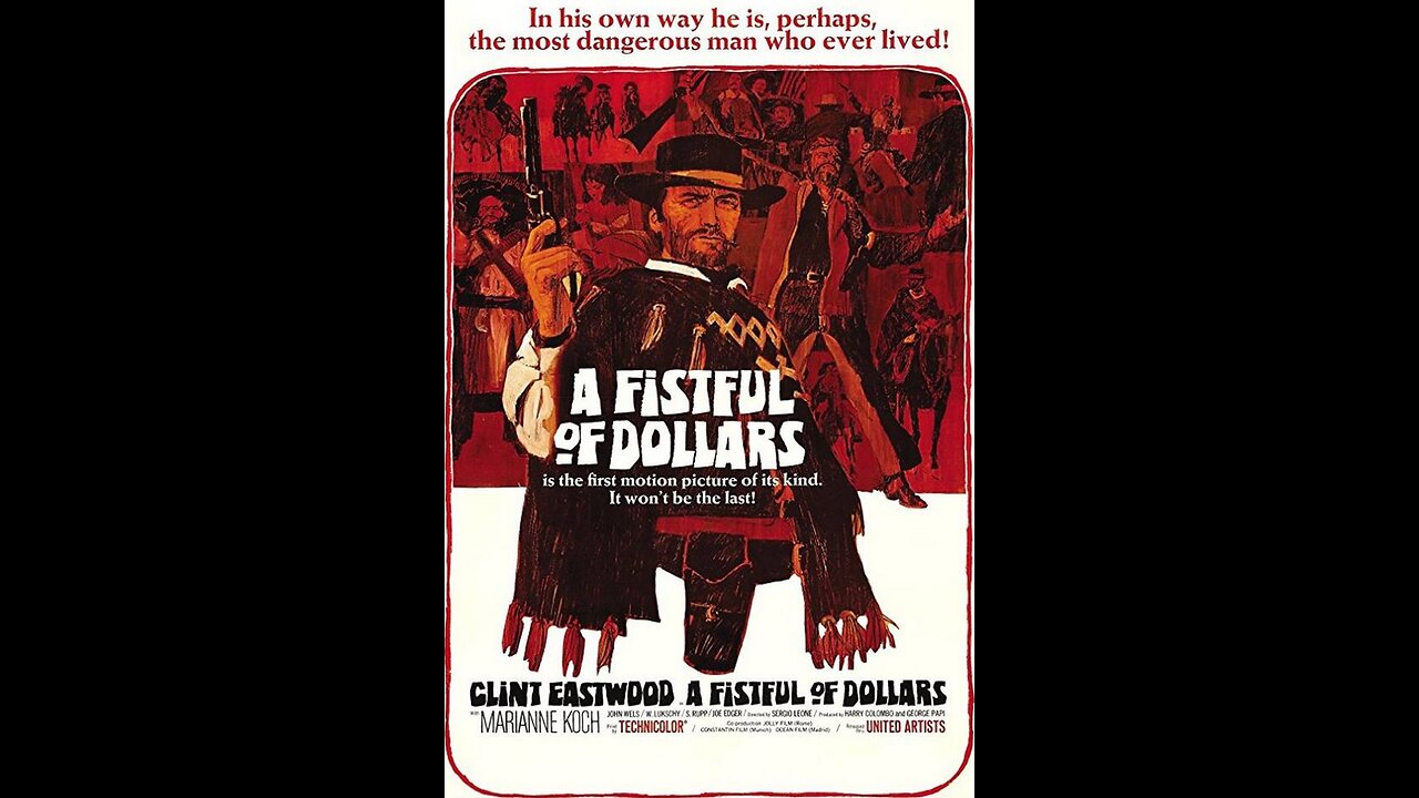 A Fistful of Dollars 1964 starring Clint Eastwood