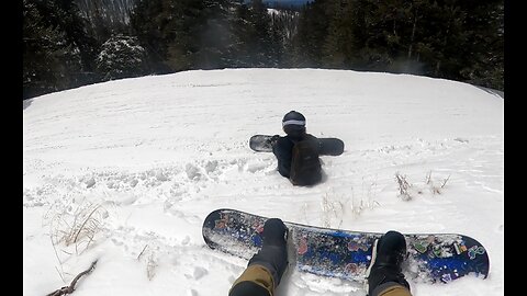 Taking Little Bro Off The Main Trail | Snowboarding Compilation #4 (2023-2024 Season)