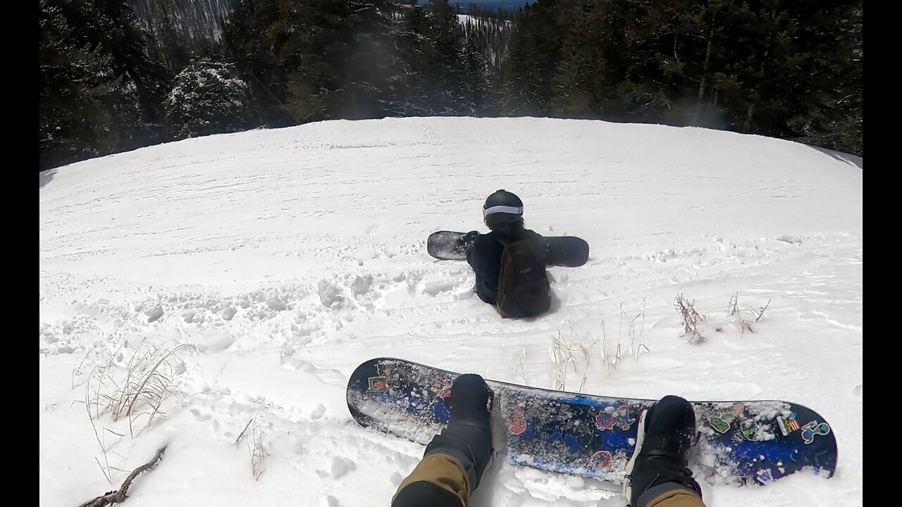 Taking Little Bro Off The Main Trail | Snowboarding Compilation #4 (2023-2024 Season)