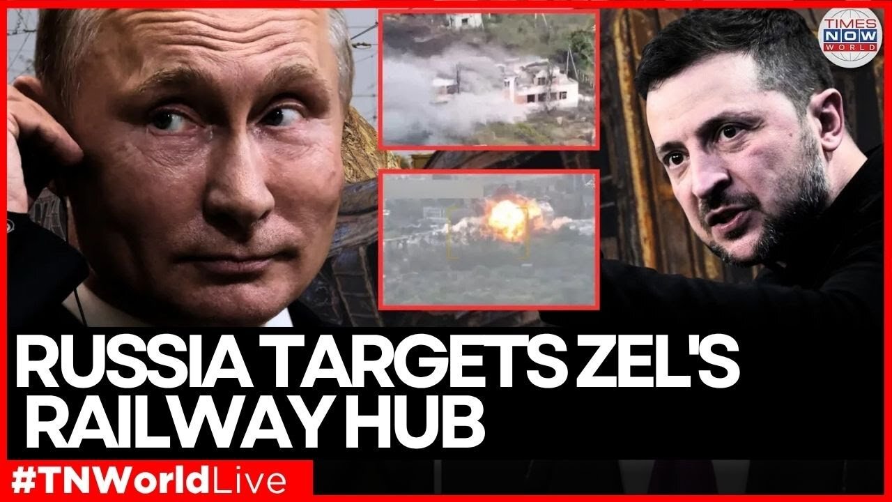 LIVE: Russian Strike on Ukrainian Railway Hub Escalates Tensions Ahead of Trump-Putin Summit