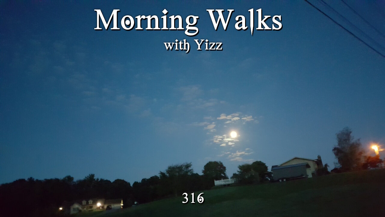 Morning Walks with Yizz 316 Full Moon Surprise