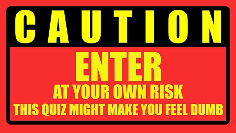 Enter at your own risk