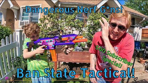 The Most Dangerous Nerf in Town! Adventure Force Nexus Pro! (Ban State Tactical 500 Sub Special)