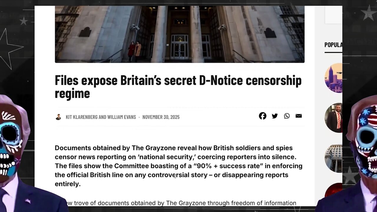 Inside Britain’s Secret Press Blacklist - And Why They Don’t Want You Knowing This - Redacted News