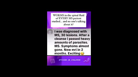 Worms in Spinal Fluid