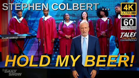 Jon Stewart's Vomit-Incuding Stephen Colbert Cancellation Song (Remastered to 4K/60fps) 👍 ✅ 🔔