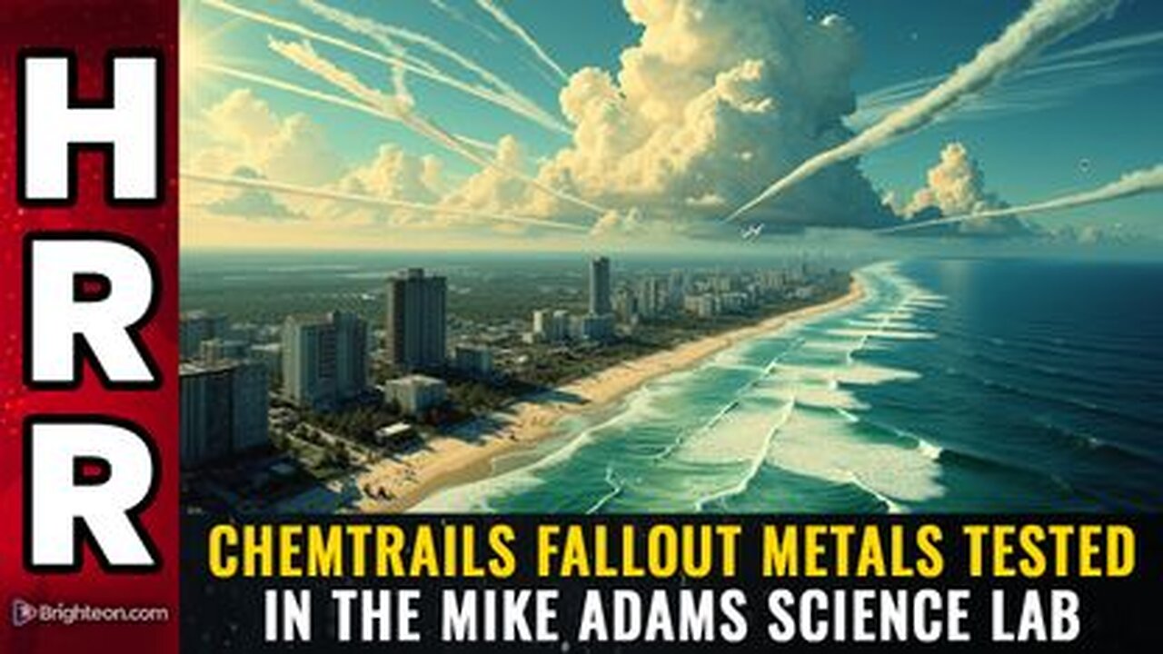 Chemtrails FALLOUT metals tested in the Mike Adams science lab