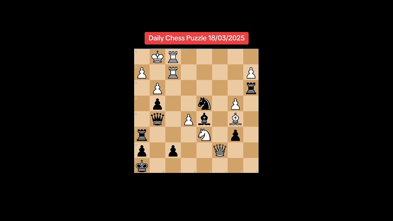 Daily Chess Puzzle 18/03/2025