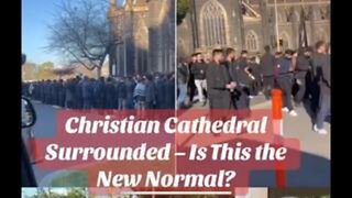 Comments on the Christian Cathedral surrounded by Muslims in Melbourne?