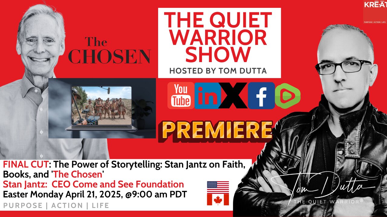 The Power of Storytelling; Stan Jantz CEO Come and See Foundation on FAITH, BOOKS and THE CHOSEN