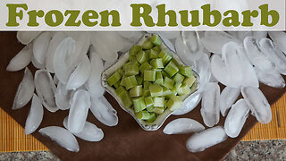 How to Freeze Rhubarb