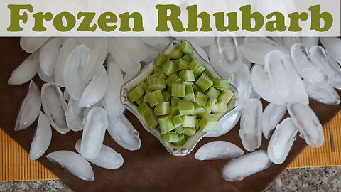 How to Freeze Rhubarb