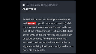 POTUS will be well insulated/protected on AF1 and ABROAD (SPECIFIC LOCATIONS CLASSIFIED).