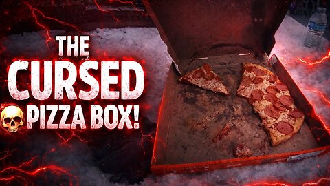 The CURSED PIZZA BOX!!! Scary video