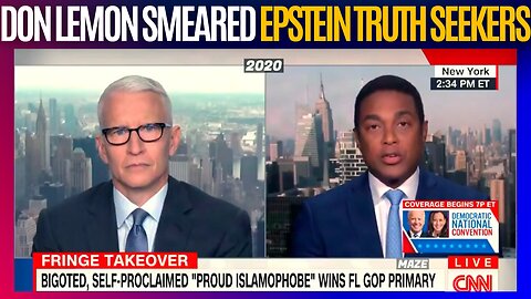 Don Lemon and Anderson Cooper Blamed Trump Supporters for Uncovering Epstein Files