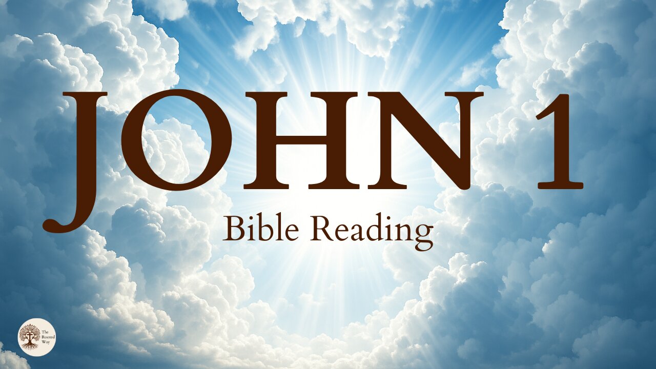 Book of John Chapter 1 | Peaceful Bible Gospel Audio Reading for Stillness and Scripture Meditation