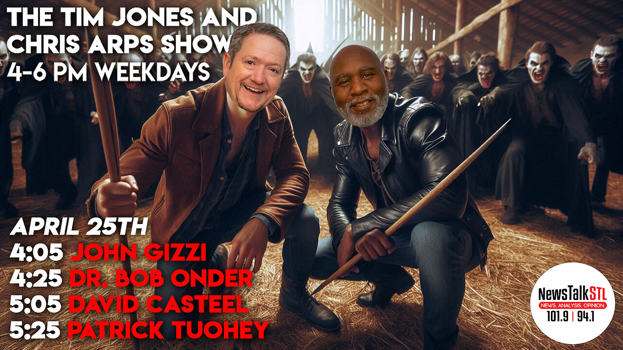The Tim Jones and Chris Arps Show 04.25.2025 John Gizzi | Dr. Onder | David Casteel | Patrick Tuohey