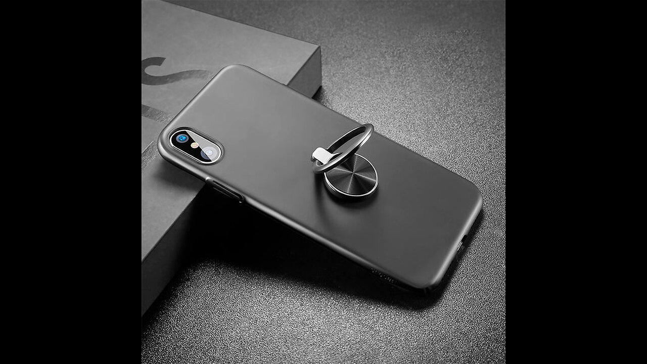 Shock-endurable Ring Holder Case for iPhone X