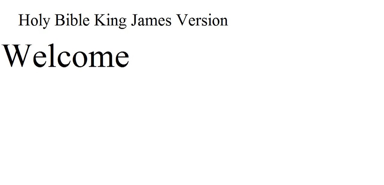 Welcome to My Bible Reading Videos