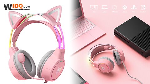 🎧 ONIKUMA X15 PRO Gaming Headset– The Cutest RGB Cat Ear Gaming Headset Ever! 😻