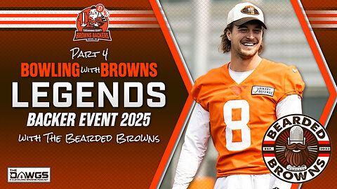 Bowling with Browns Legends LIVE: Part 4 - Debating Kenny Pickett with the Bearded Browns