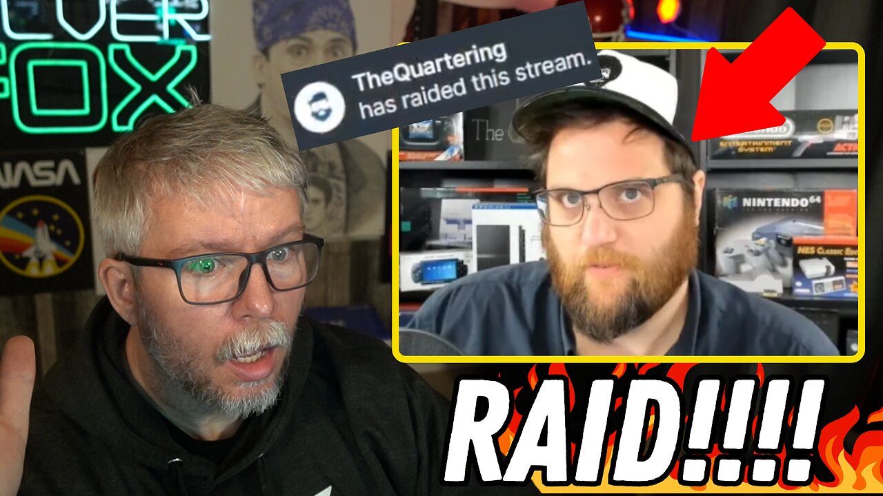 THEQUARTERING RAIDED MY STREAM!!!