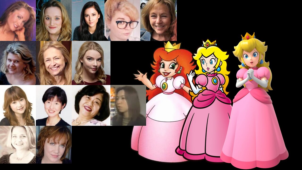 Video Game Voice Comparison- Princess Peach/Toadstool (Super Mario)