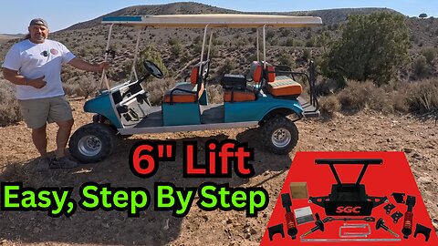 SGC 6In Lift Kit Full Install 07 Club Car Golf Cart