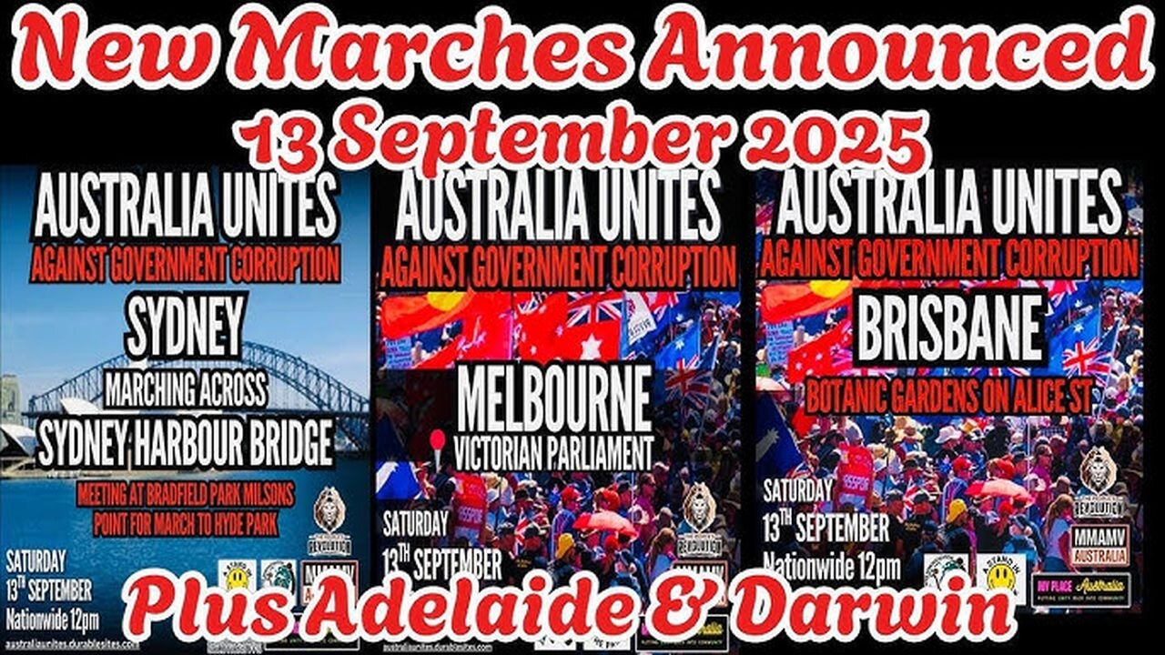 Grubernment corruption September 13 get out and at em Aussies
