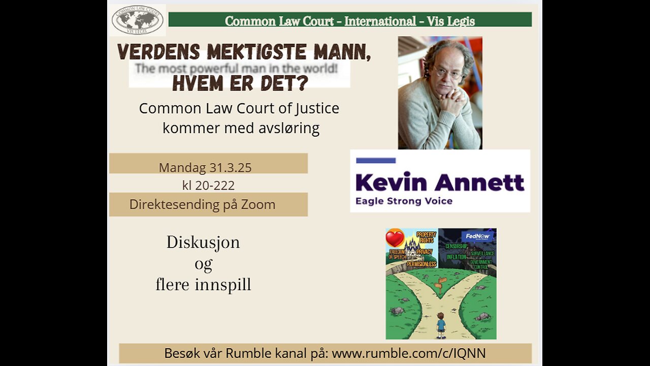 31.1.25: Kevin Annett - Vatikanet i FN og i verdenssamfunnet