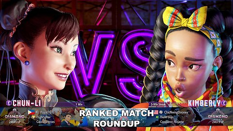 Kuya Kalbo SF6 Ranked Match Roundup. Chun Li 4 star Diamond Rank [Hori Fight Stick]
