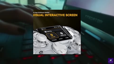 ManbaOne Interactive Screen Wireless Gaming Controller for PC/Switch/Switch 2/iO