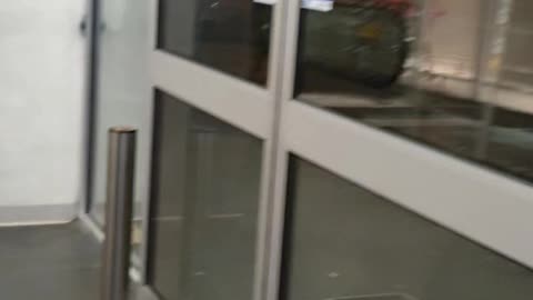 Exit automatic doors - Coles