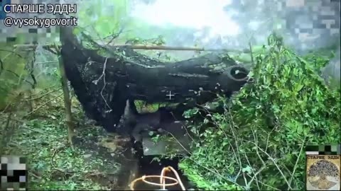 Destruction of the rare self-propelled gun 2S7 "Pion"
