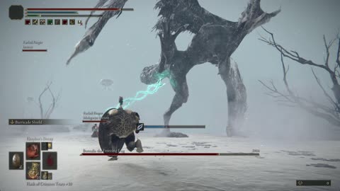 Elden Ring NG+1 | Borealis, the Freezing Fog boss fight co-op w/2 summoned players #eldenring