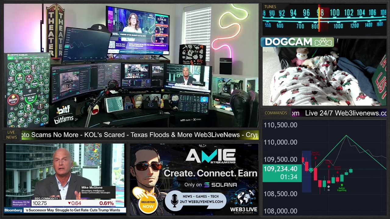 🔴 Web3 Live News | 7/9 | Bezos Dumps $665M, BTC Wobbles, Phantom Perps Drop, AVIE Rising 🚀