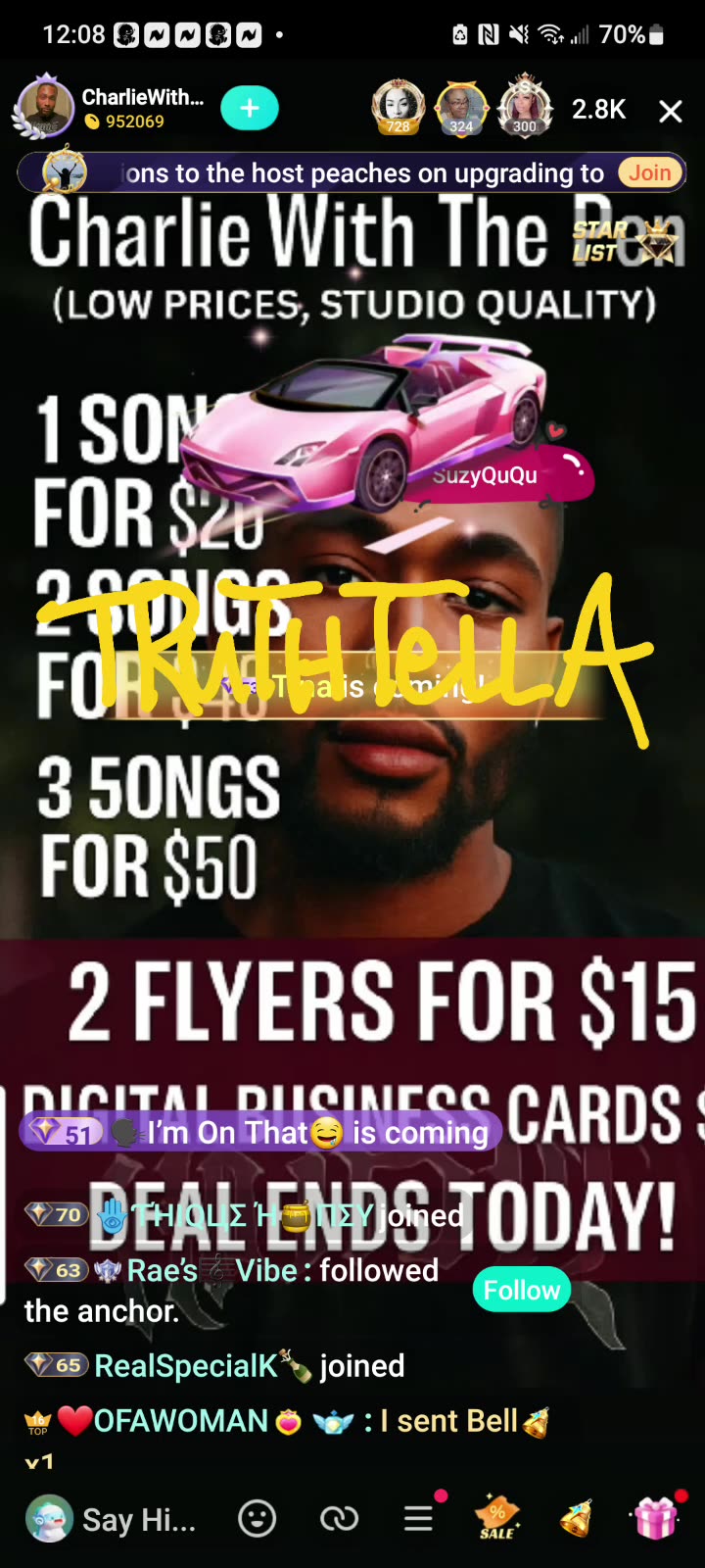 CHARLI AFTERNOON TEA PARTY & BANGOUT