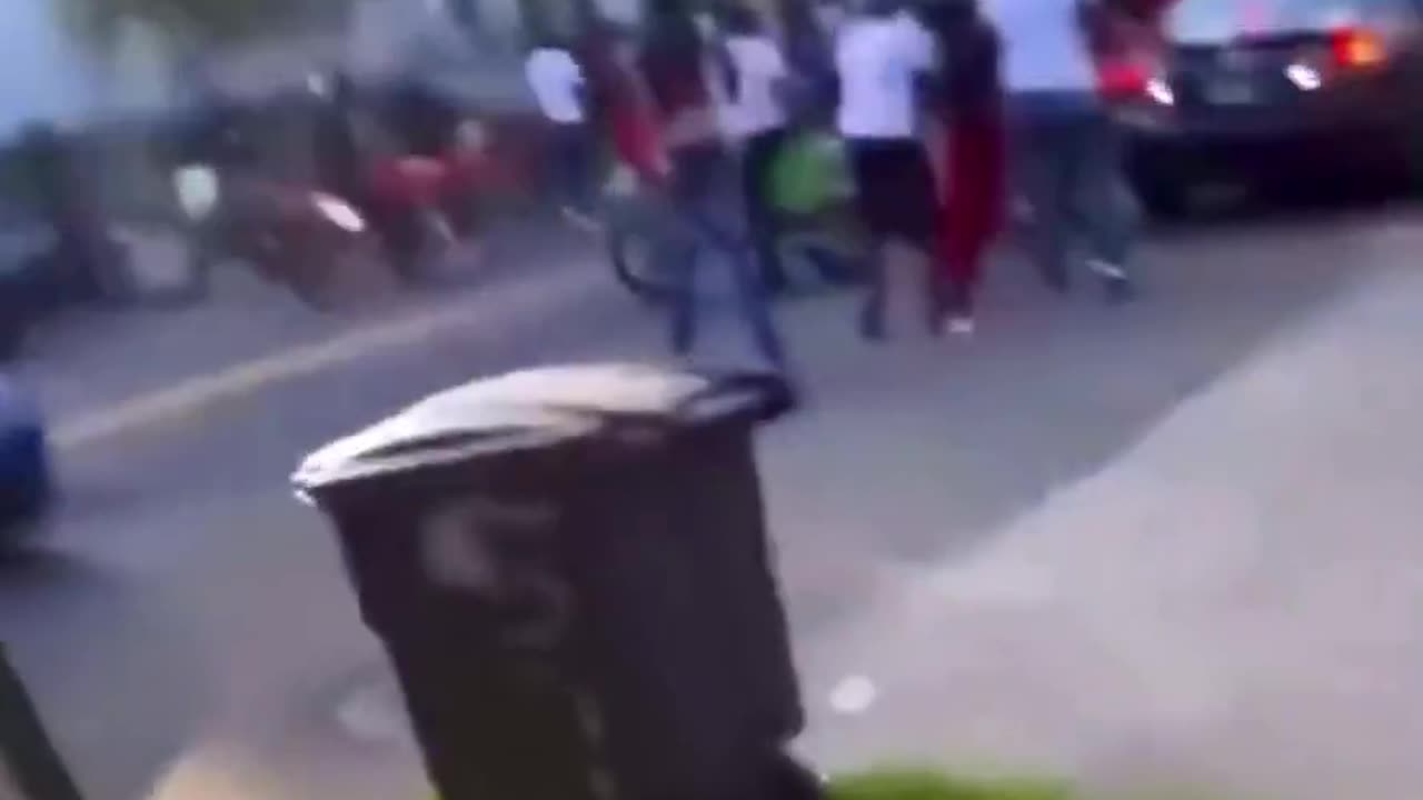 Blacks gang attack delivery driver