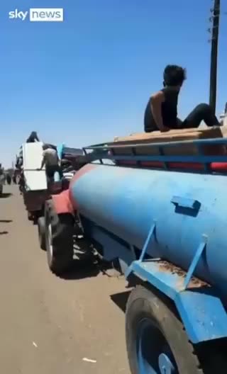 In a shocking report from Sky News, scenes of widespread looting in the Druze city