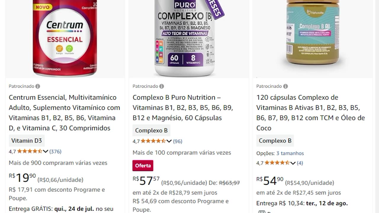 Centrum Essencial, Multivitamínico Adulto, Suplemento Vitamínico com
