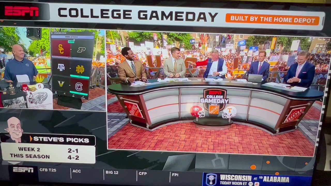 College Game Day on ESPN says, “Watch out for Georgia Southern!”