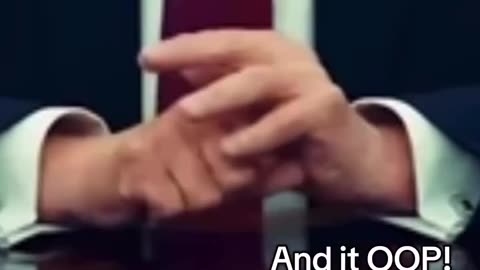 President Trumps disappearing and re-appearing pinkie finger. I have confirmed this too.