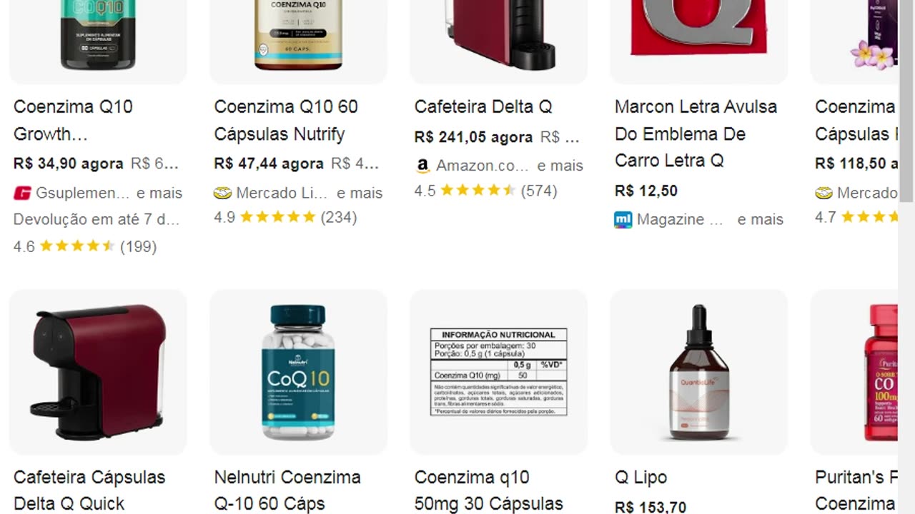 Coenzima Q10 Growth Supplements