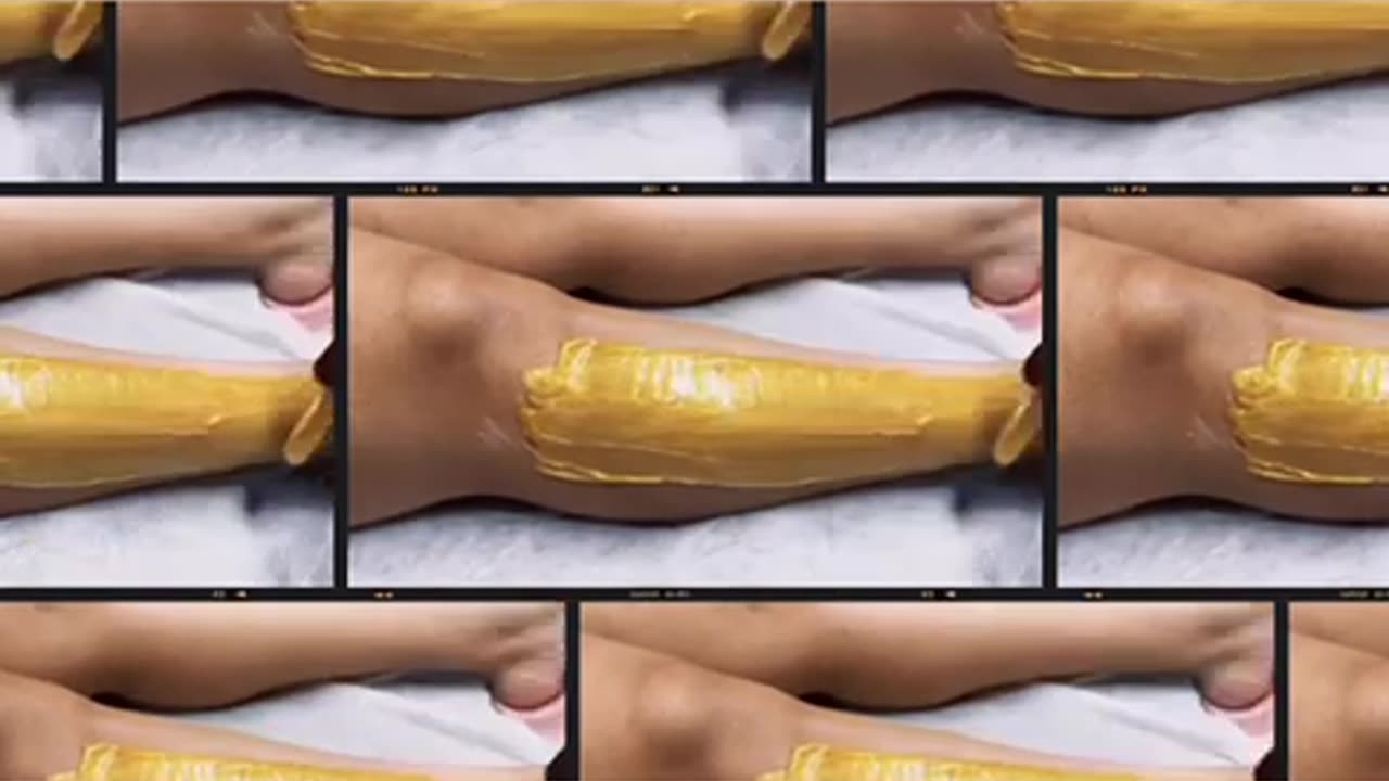 🔥 Stunning Leg Waxing Tutorial Using Sexy Smooth Golden Allure Hard Wax | @theskynsanctuary