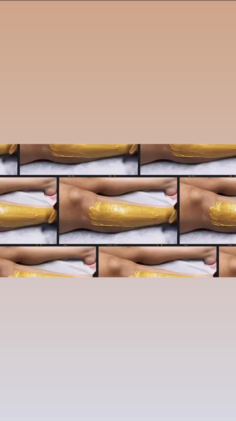 🔥 Stunning Leg Waxing Tutorial Using Sexy Smooth Golden Allure Hard Wax | @theskynsanctuary