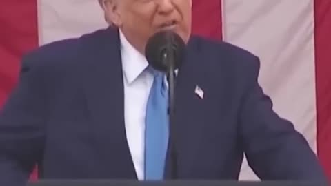 Trump Spoke Of Eternal Tribute!