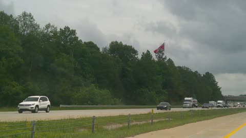 Rebel Flag on I 85 Summer Edition
