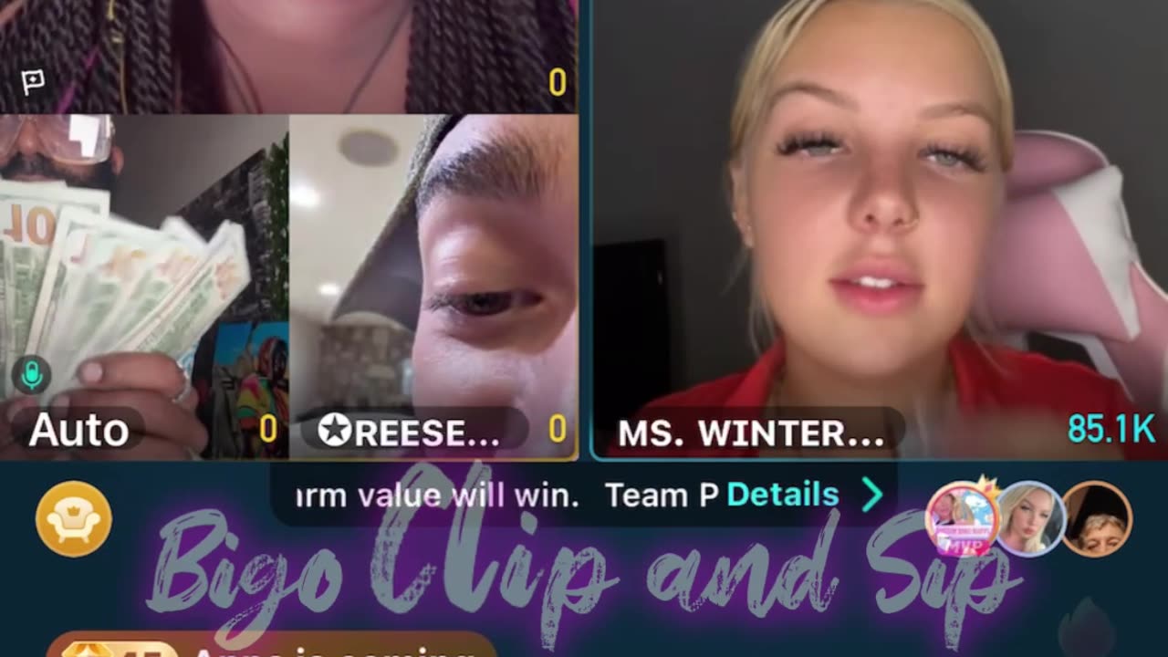 Moet talks to Unknown then lines Auto Smiley Winter n Reese 7/16/25 #bigoclipandsip