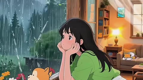 "When It Rains in the Mountains – A Child’s Quiet Joy"